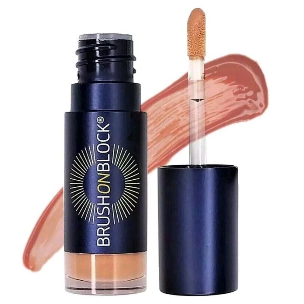 Brush On Block Sun Shine Protective Lip Oil SPF 30 Nude Tint 0.23 oz - Exp 2026